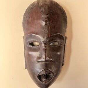 Handcrafted Ebony Tribal Mask